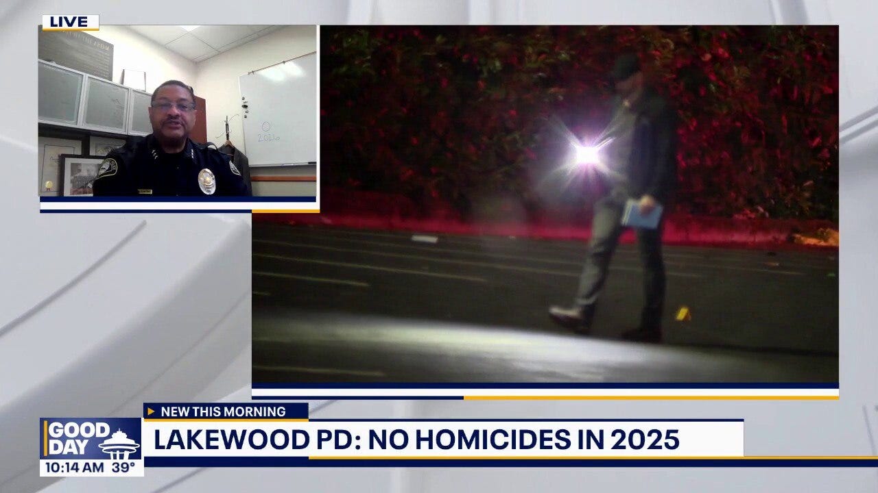 Lakewood, WA: No homicides in 2025