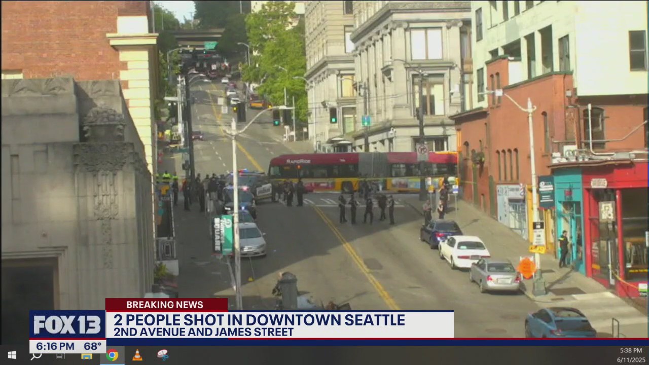 2 injured in downtown Seattle shooting