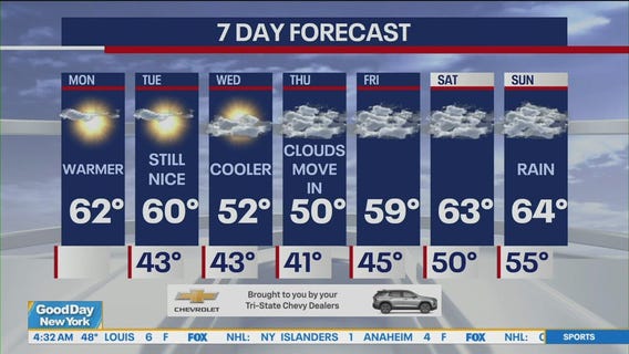 NYC weather forecast