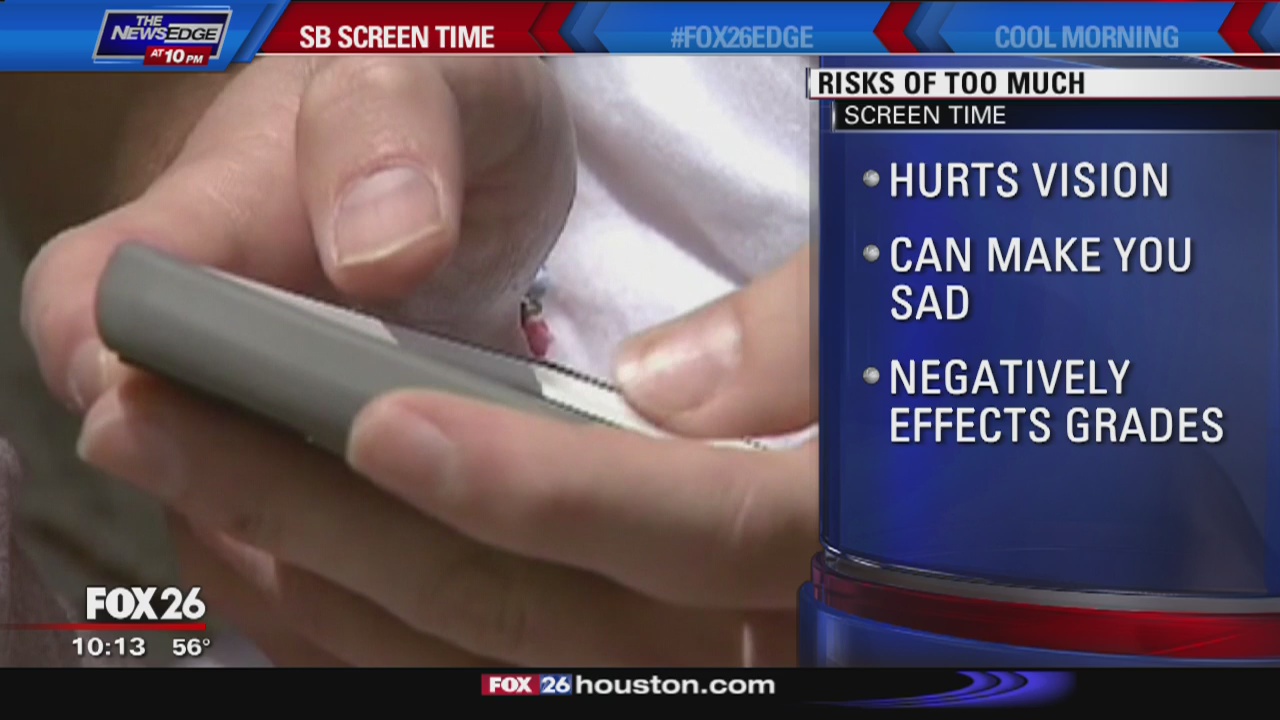 Limiting spring break screen time