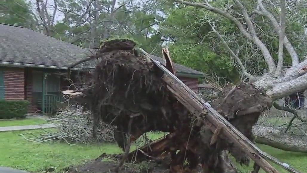 Angleton begins clean-up after severe storm