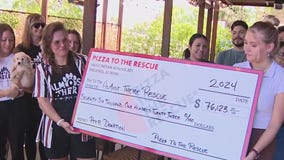 Valley restaurant makes big donation to animal rescue