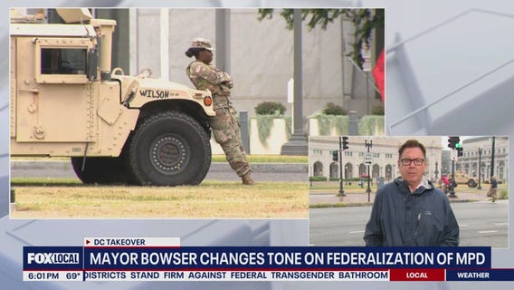 Bowser changes tone on federalization of DC police