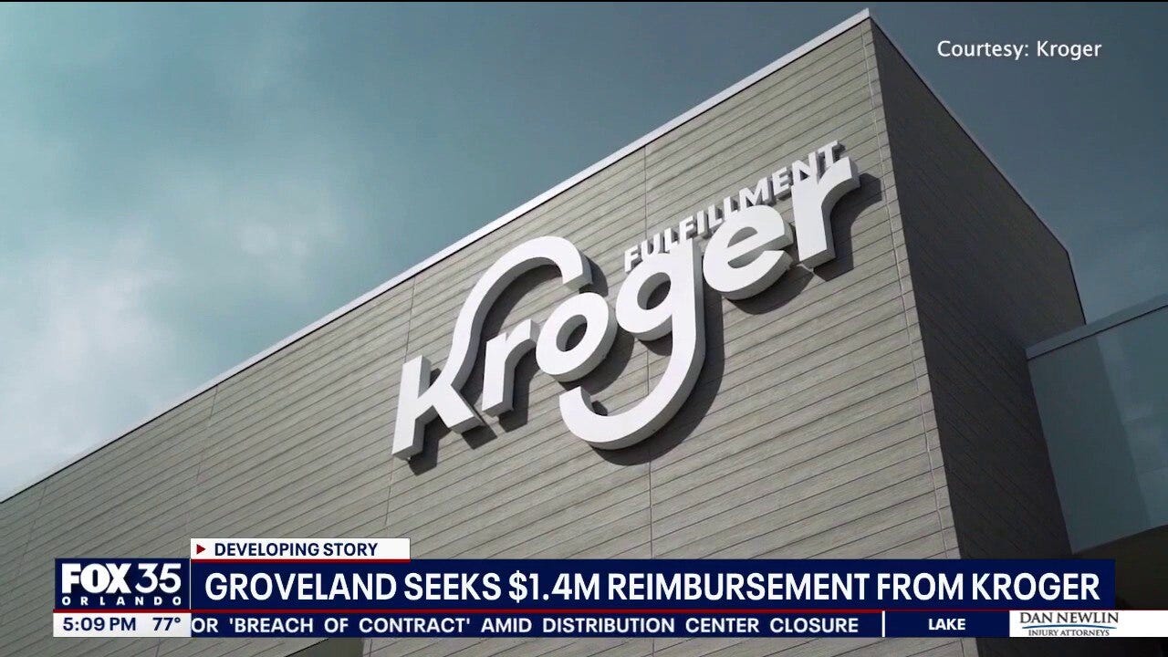 Groveland seeks over $1.4M from Kroger