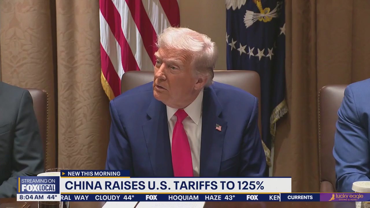 China raises US tariffs to 125%, trade war hits retirement savings