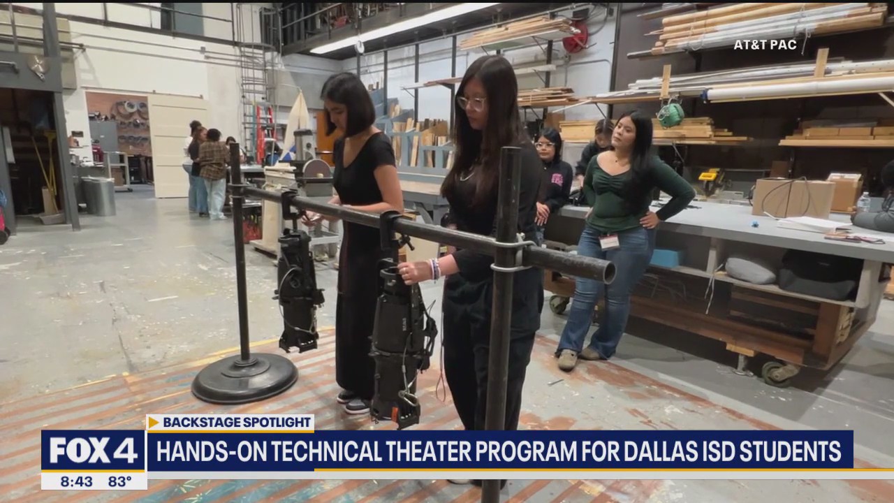 Hands-on technical theater program for Dallas ISD