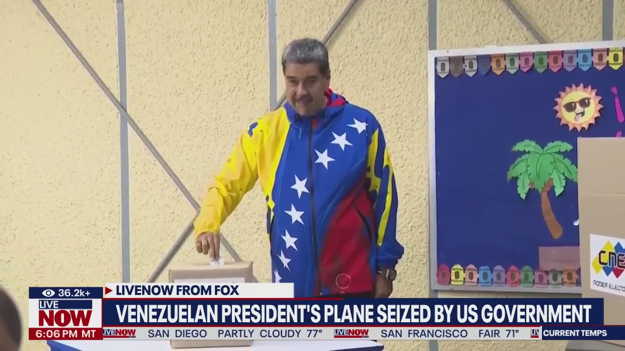 US seizes plane of Venezuelan President Maduro