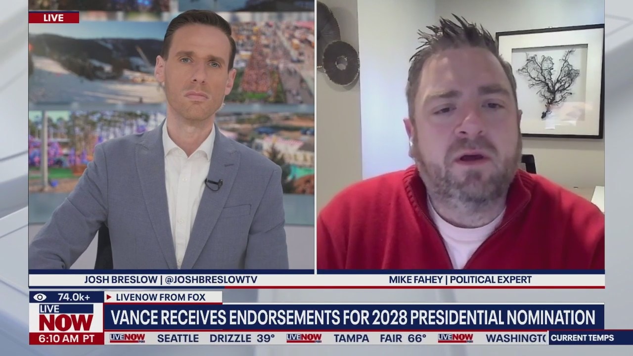 Vance receives endorsements for president in 2028