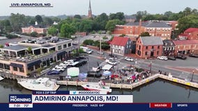 Making friends in Annapolis!