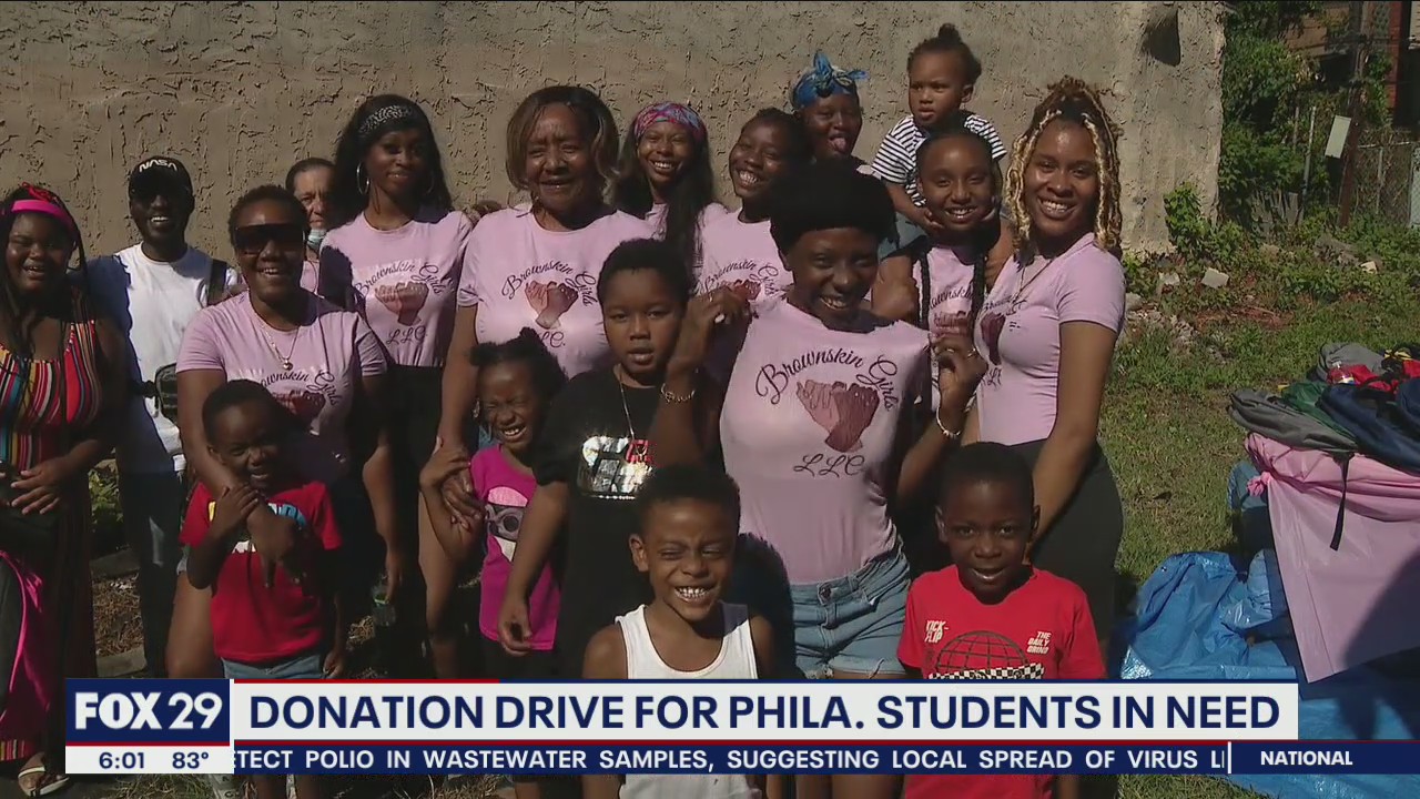 North Philadelphia back to school drive helps 100 children