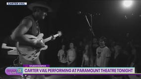 Carter Vail performing at Paramount Theatre with Yung Gravy tonight