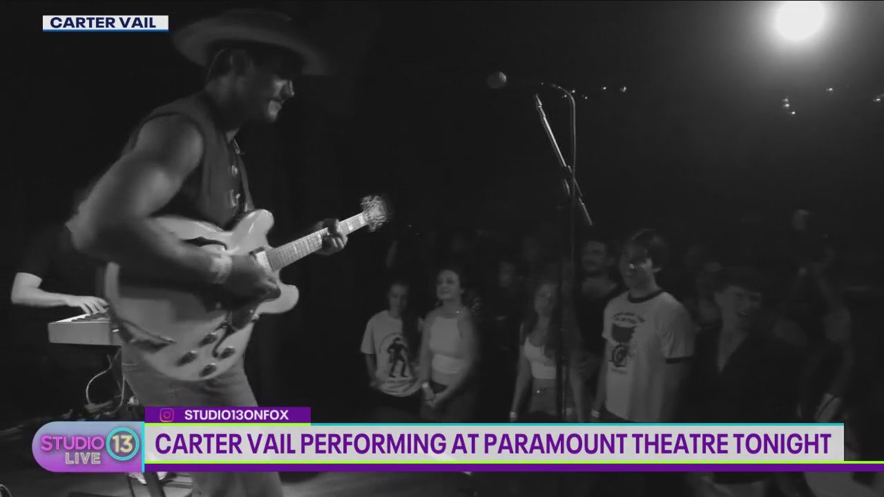 Carter Vail performing at Paramount Theatre with Yung Gravy tonight