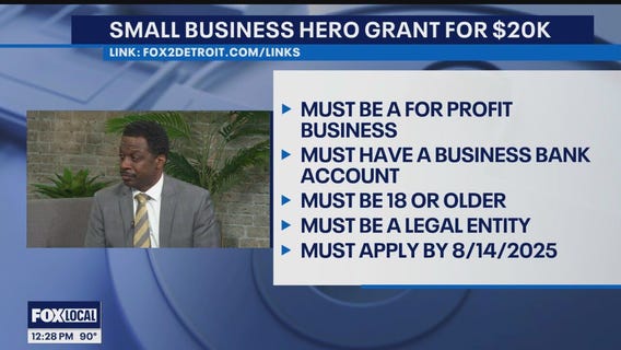 Small Business Hero Grant for $20k