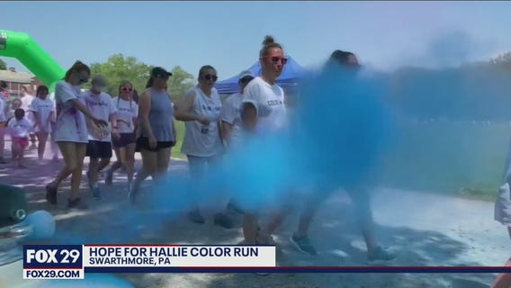 Hope for Hallie Color Run in Delaware County raises mental health awareness