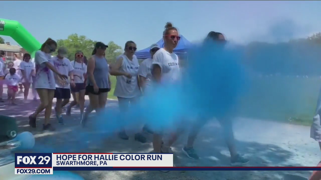 Hope for Hallie Color Run in Delaware County raises mental health awareness