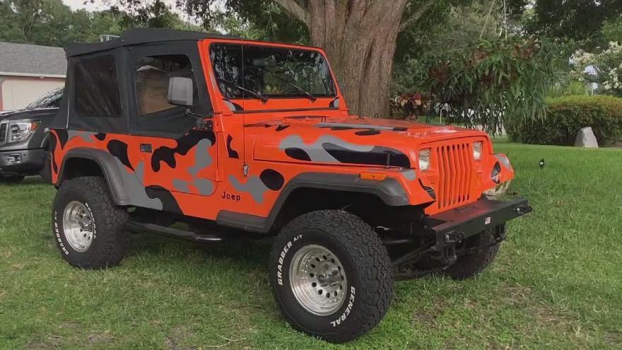 1974 MGB and 1992 Jeep Wrangler YJ