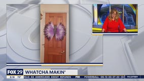 Whatcha Makin? Butterfly door decor