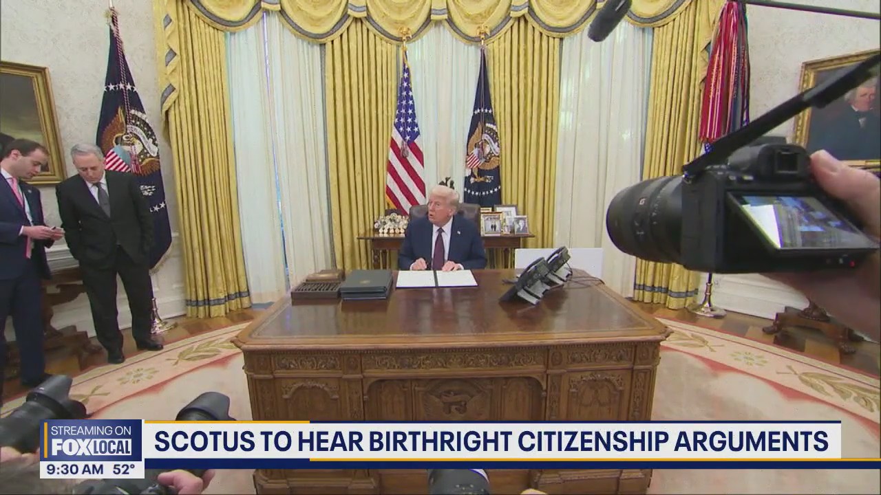 US Supreme Court to hear birthright citizenship arguments