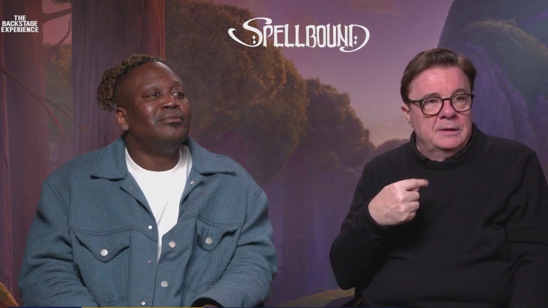 Backstage with stars of 'Spellbound'