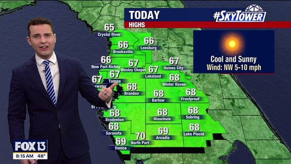 Tampa Bay weather | Cool start to new year