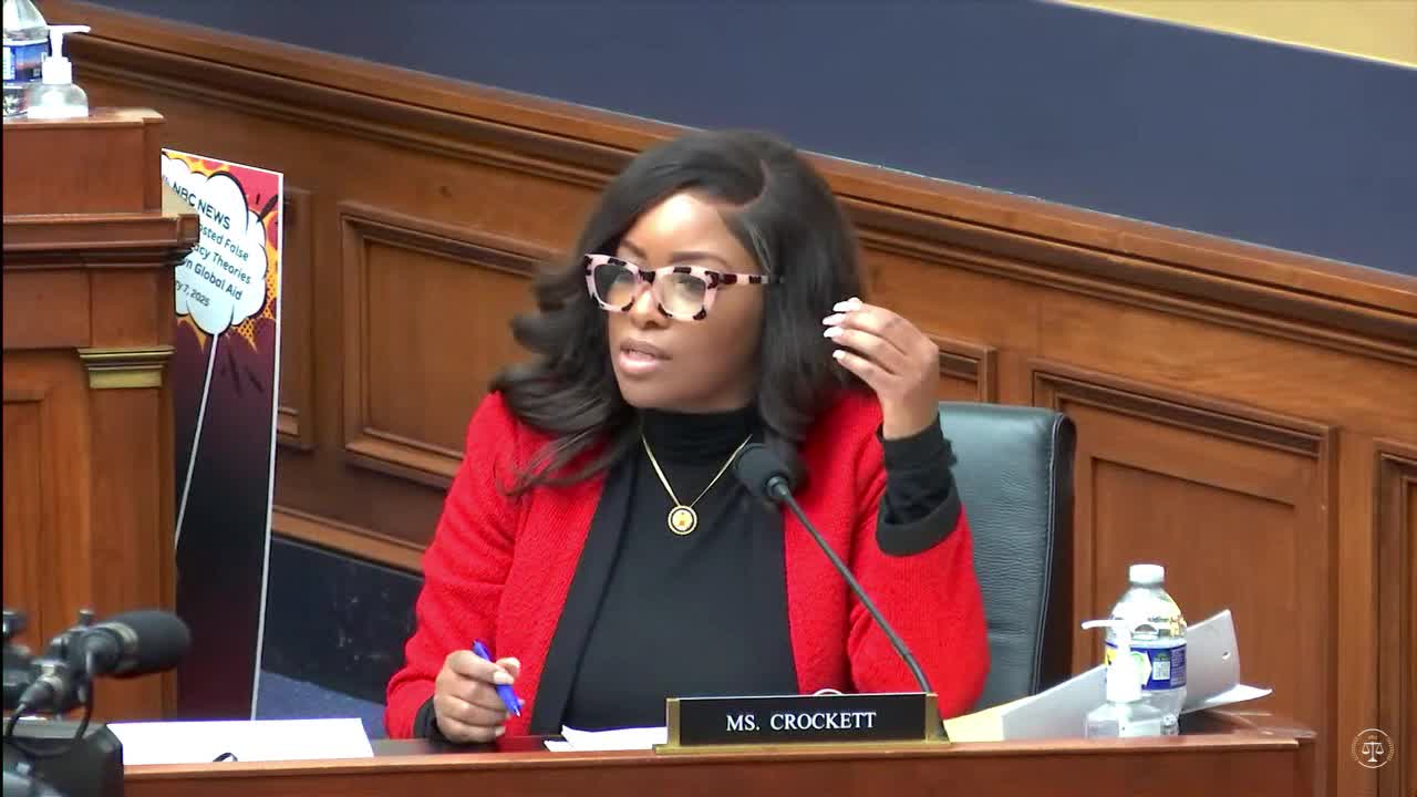 Rep. Jasmine Crockett on Elon Musk at hearing
