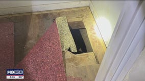 Fugitive cuts hole in closet to escape from manhunt