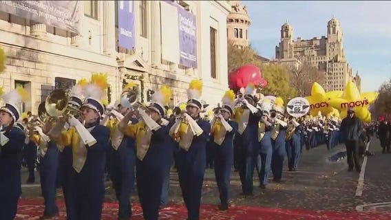 NAU marching band performs in Macy's Thanksgiving Day Parade