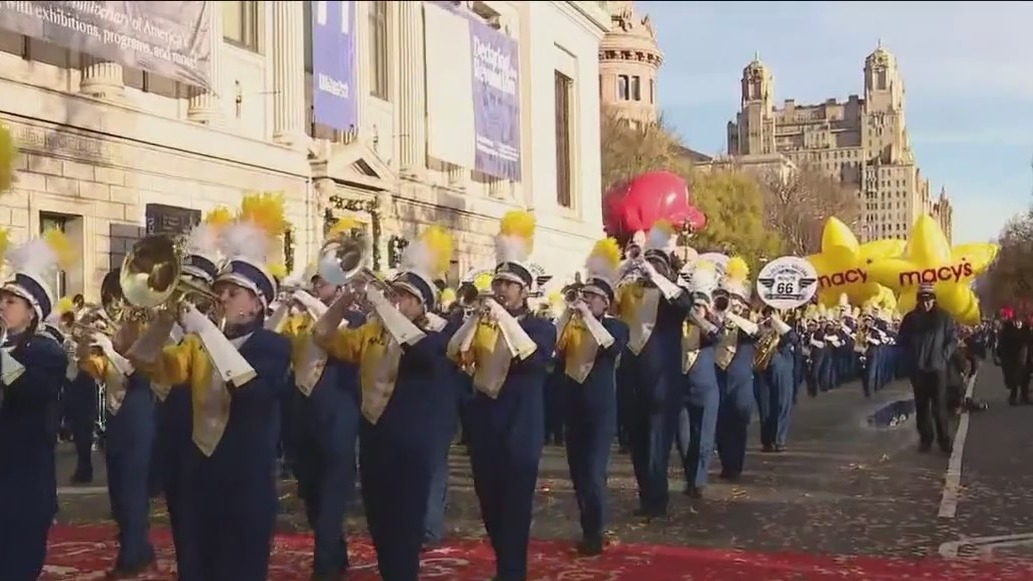NAU marching band performs in Macy's Thanksgiving Day Parade
