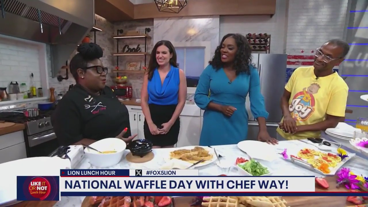 National Waffle Day with Chef Way!