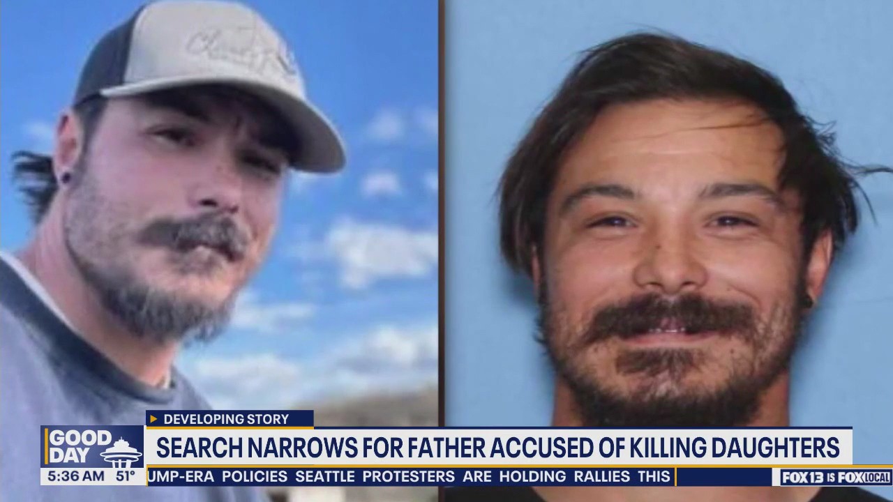 Search narrows for WA father accused of killing daughters