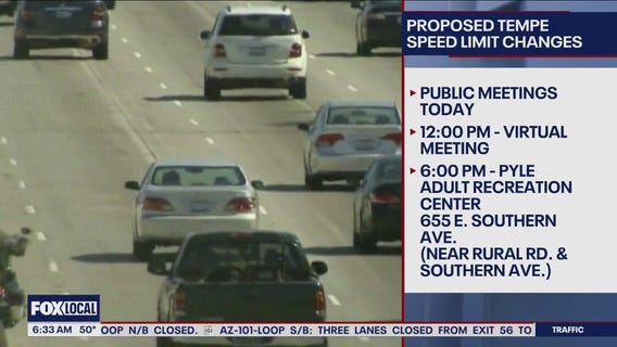 Public meetings held on proposed Tempe speed limit changes