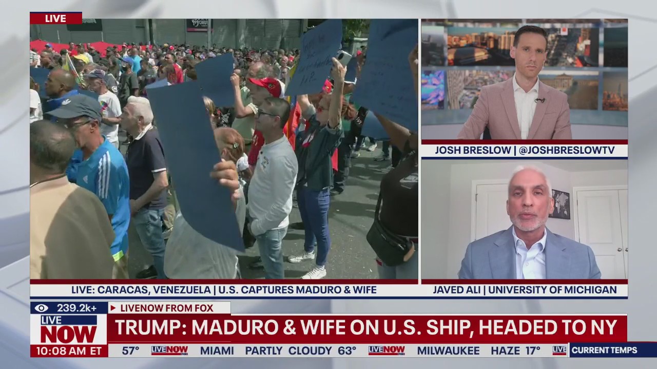 Trump: Maduro, wife on U.S. ship