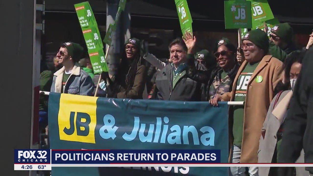 Some Illinois politicians jeered as parades return following pandemic hiatus