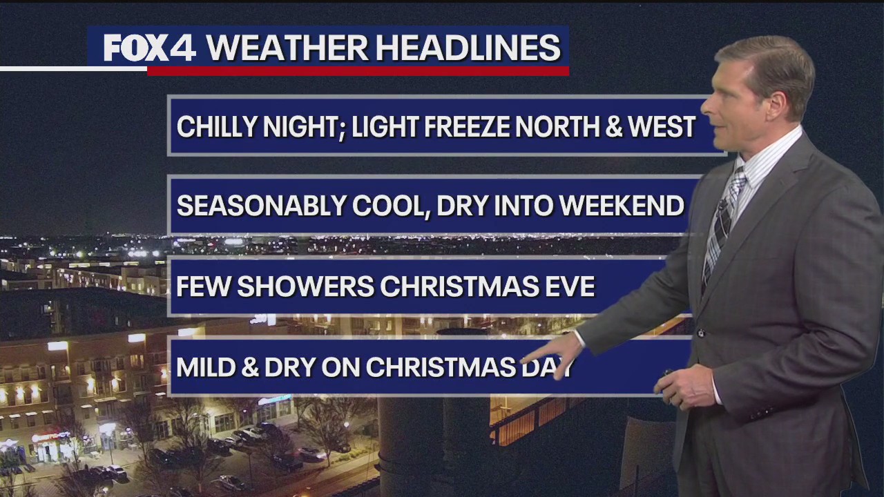 Dallas Weather: Dec. 18 overnight forecast