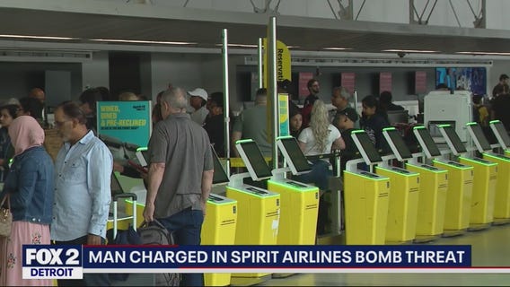 Disgruntled Monroe man charged in bomb threat to Spirit Airlines at DTW