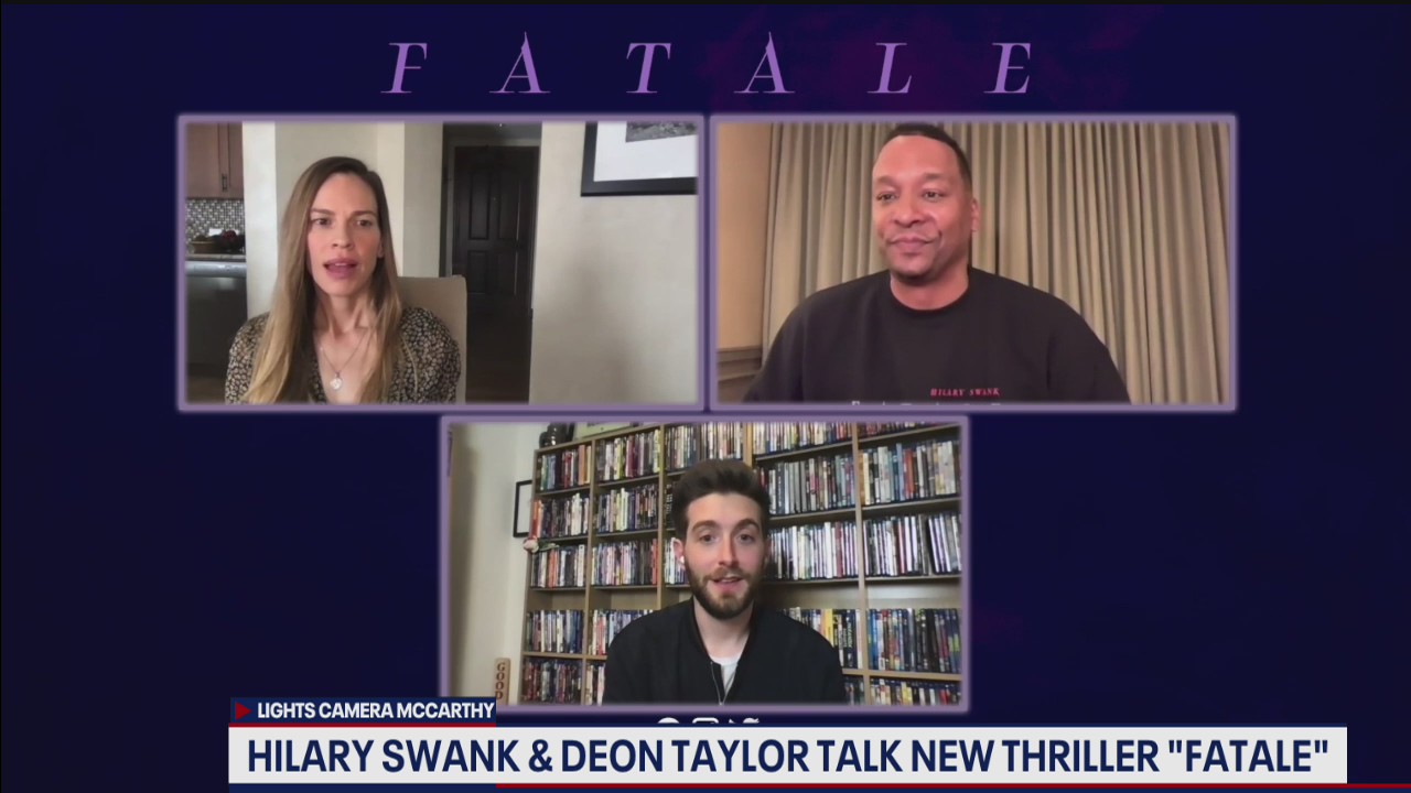 Hilary Swank talks new movie "Fatale," future of cinema after COVID-19