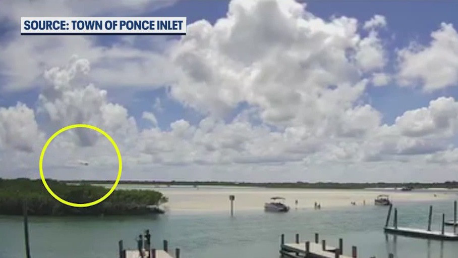 New video shows small plane crash in Halifax River