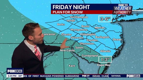 Weather Authority: How much snow will Philly see?