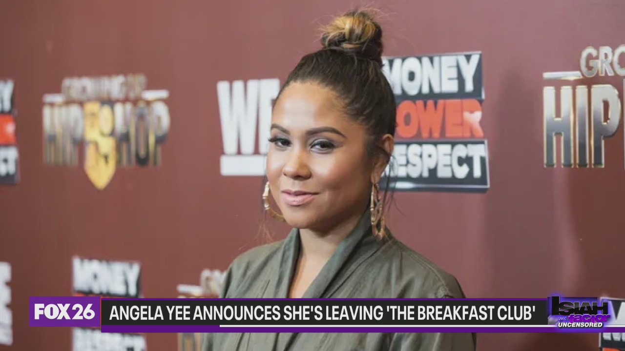 Angela Yee announces departure from 'The Breakfast Club'