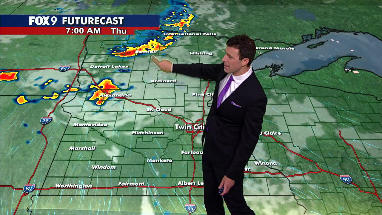 Rains cool temps Tues night before weekend warmup