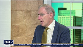 Prof. David Schultz stops by FOX 9 during Impeachment Trial