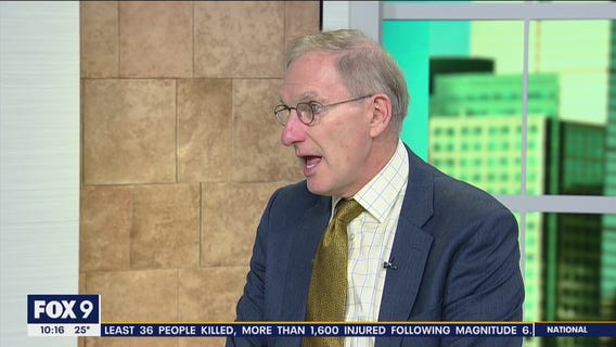 Prof. David Schultz stops by FOX 9 during Impeachment Trial