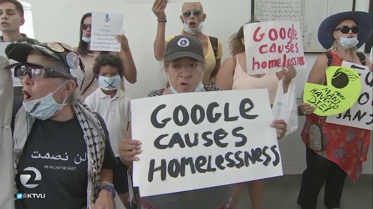 Protesters escorted out of City Hall as Google unveils vision for San Jose