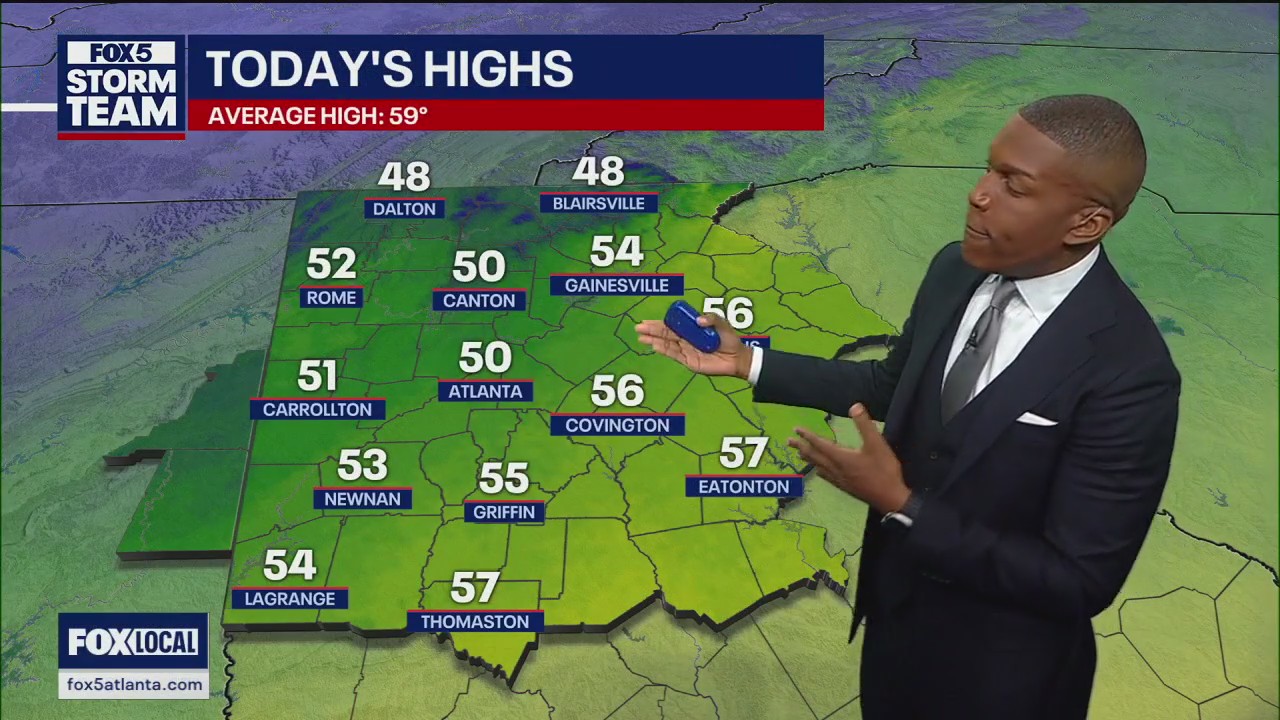 Tuesday midday forecast | FOX 5 Atlanta