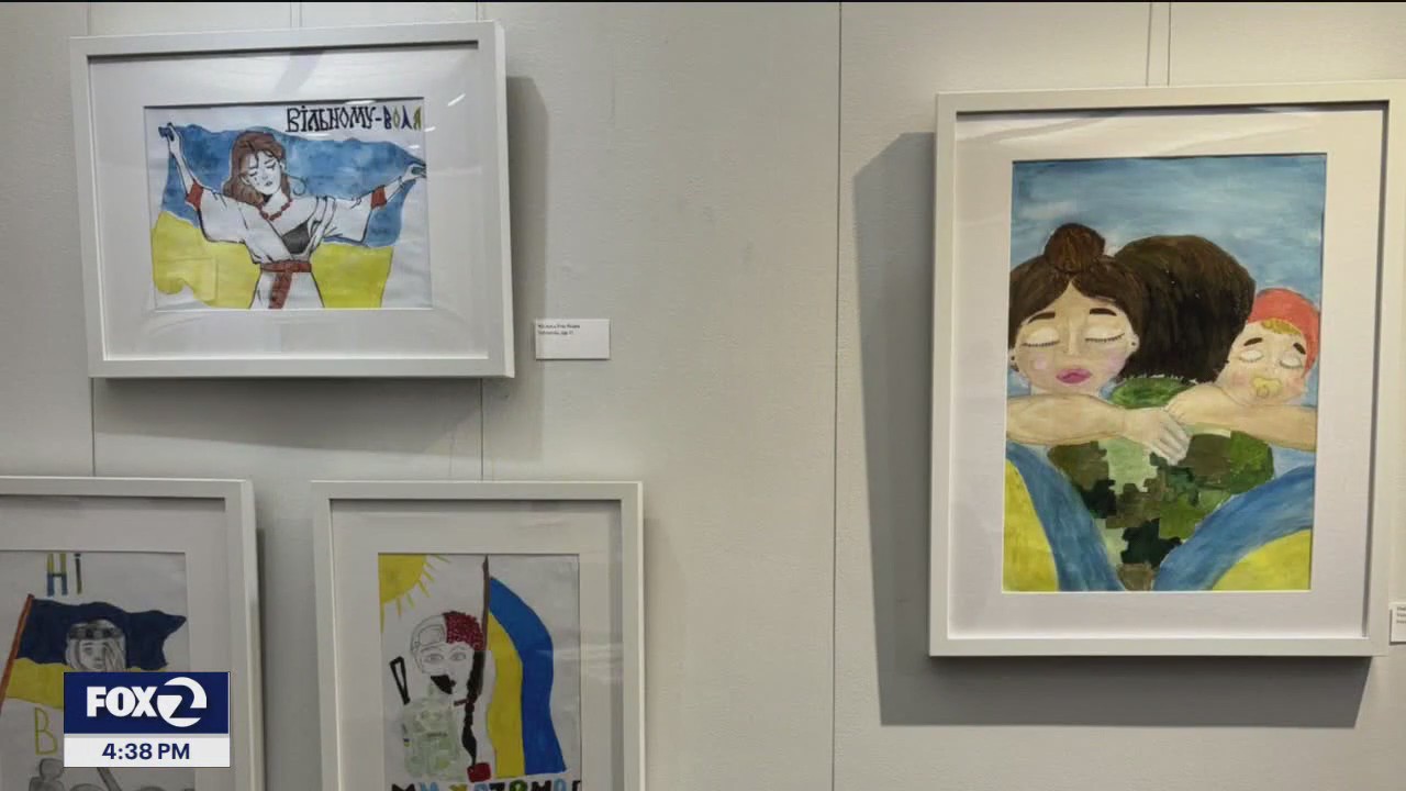 Exhibit spotlights toll of Ukraine war on children