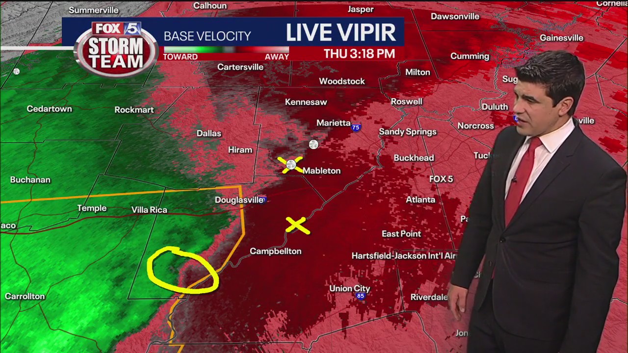 FOX 5 Storm Team recaps Thursday's severe weather in Georgia | FOX 5 ...
