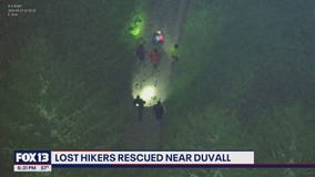 Lost hikers rescued near Duvall