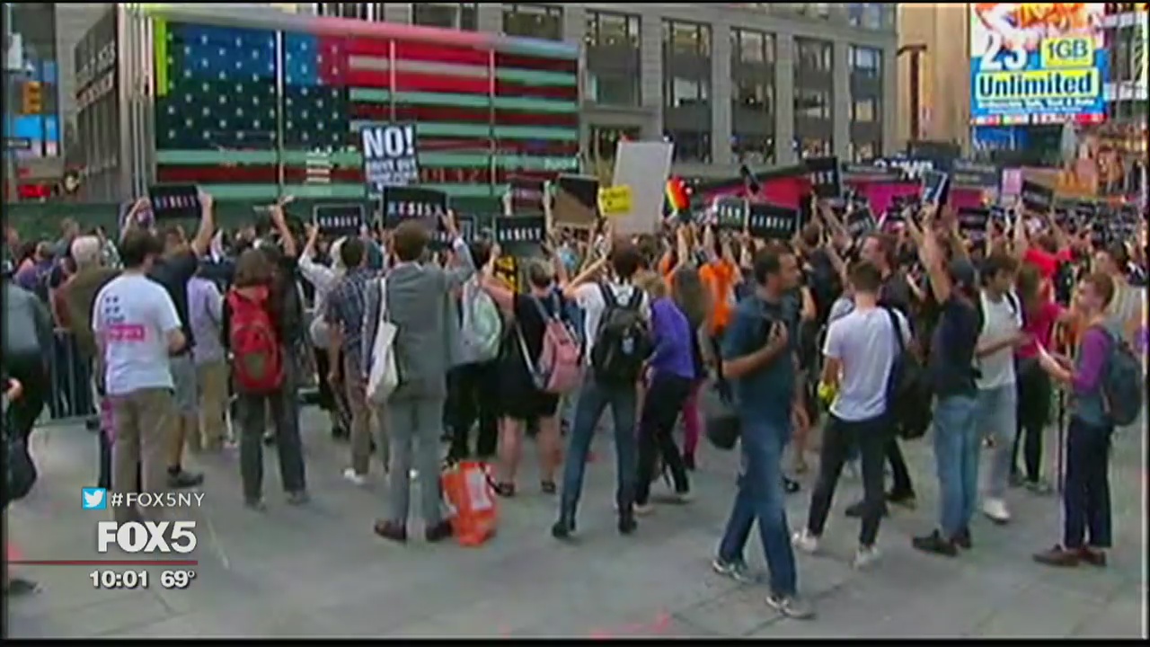 Transgender ban protest