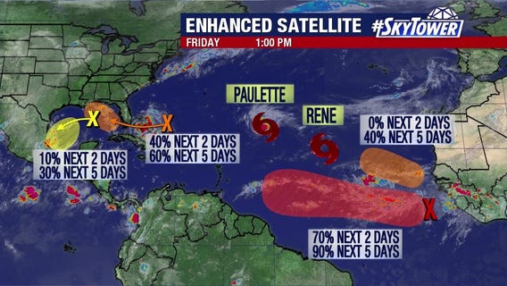 Today's tropical weather forecast