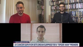 3 time cancer survivor Mateo Coka, Brad Lambert surprised with premiere tickets to Spider-Man: Far From Home